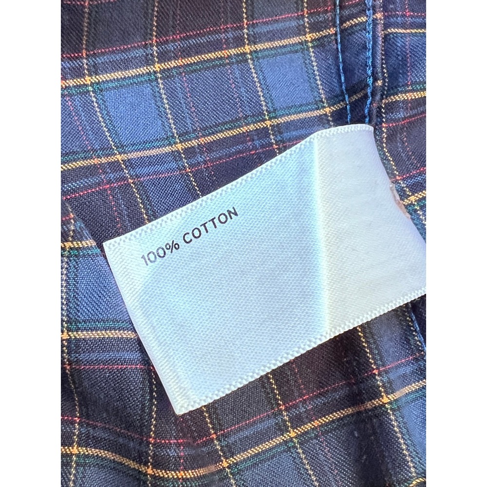 Duluth Trading Co Mens 2XL Tall Plaid Relaxed Fit Long Sleeve Button Up Shirt - Picture 7 of 9